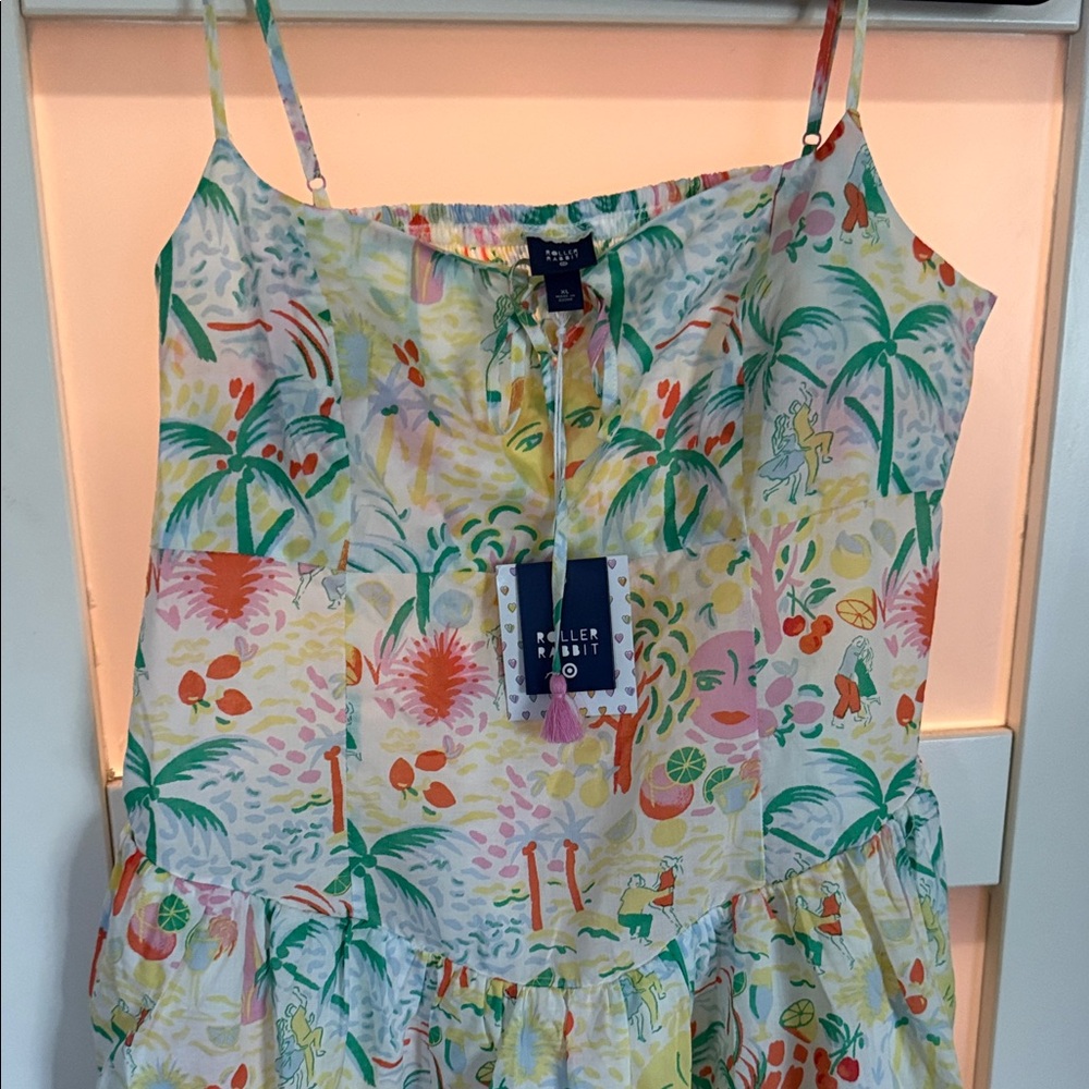 Roller Rabbit X Target Vacation Drop Waist Women’s Dress XL NWT - Picture 6 of 7
